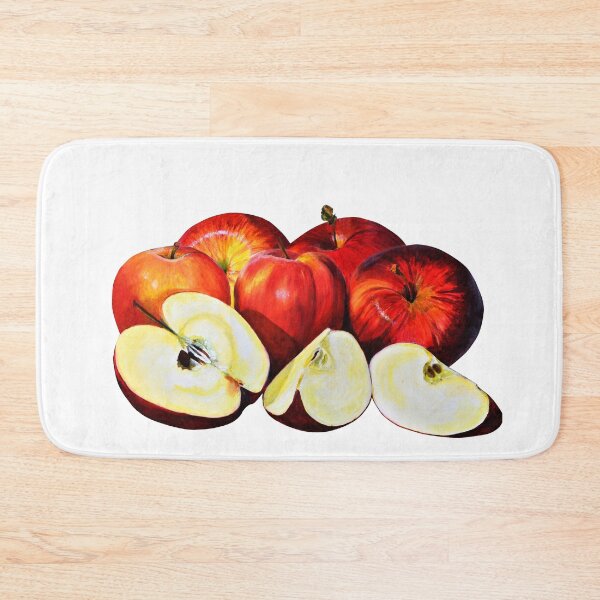 Item preview, RED APPLES PAINTING - Apples colorful wall art print designed and sold by Danicus666.