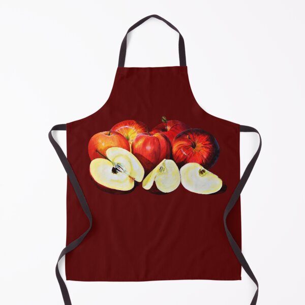 Item preview, RED APPLES PAINTING - Apples colorful wall art print designed and sold by Danicus666.