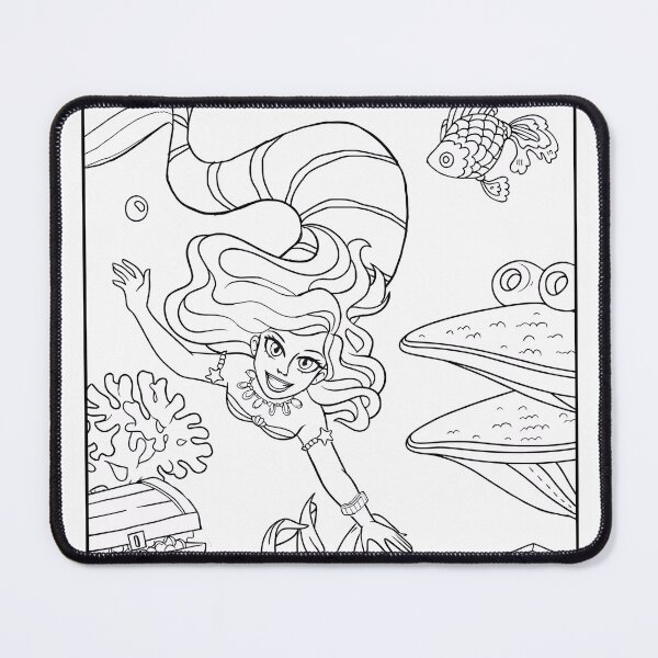 Item preview, Mermaid #11 Coloring Page Pattern  designed and sold by DavidColoring.
