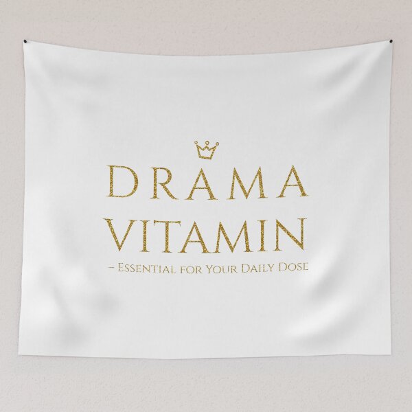 Item preview, DRAMA VITAMIN – Essential for Your Daily Dose, Unique designed and sold by villacreativa.
