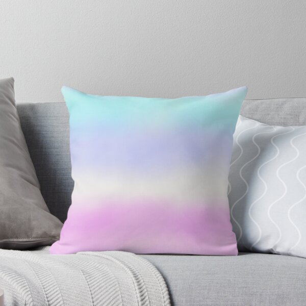 Item preview, Rainbow colorful ombre color blend bleed pink violet blue purple and white designed and sold by PrettywithColor.