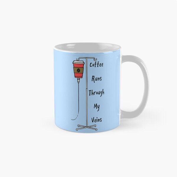 Item preview, coffee runs through my veins designed and sold by TSQ.