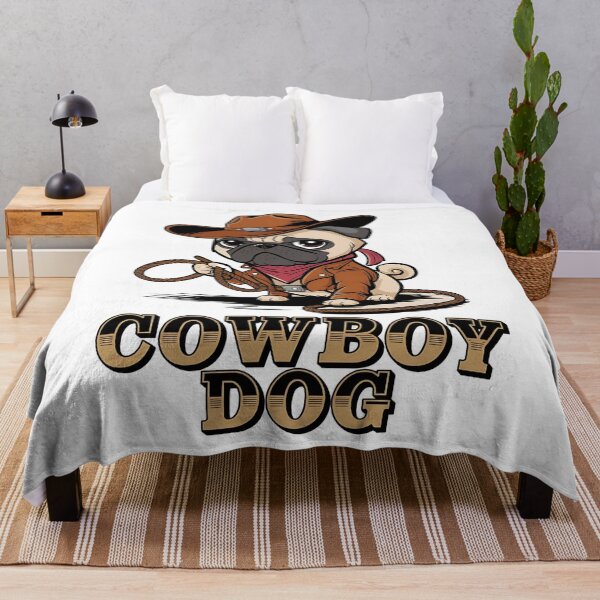 Item preview, Cowboy dog - Get the cowboy dog out - Think cowboy dog - Free cowboy dog - Run for the cowboy dog - Funky cowboy dog designed and sold by JansenGS.