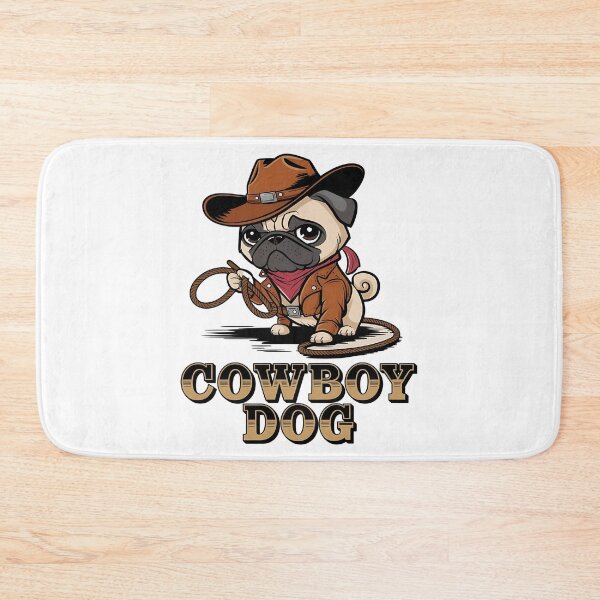 Item preview, Cowboy dog - Get the cowboy dog out - Think cowboy dog - Free cowboy dog - Run for the cowboy dog - Funky cowboy dog designed and sold by JansenGS.