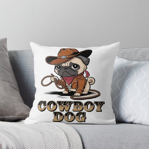 Item preview, Cowboy dog - Get the cowboy dog out - Think cowboy dog - Free cowboy dog - Run for the cowboy dog - Funky cowboy dog designed and sold by JansenGS.