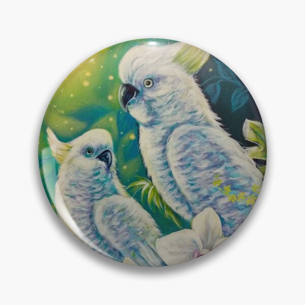 Item preview, Cockatoos in the moonlight designed and sold by Naturzauber.