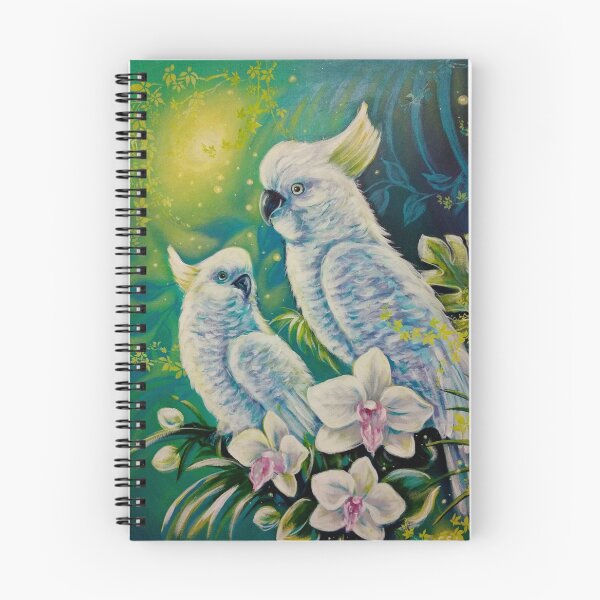 Item preview, Cockatoos in the moonlight designed and sold by Naturzauber.