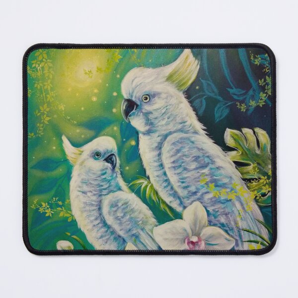 Item preview, Cockatoos in the moonlight designed and sold by Naturzauber.