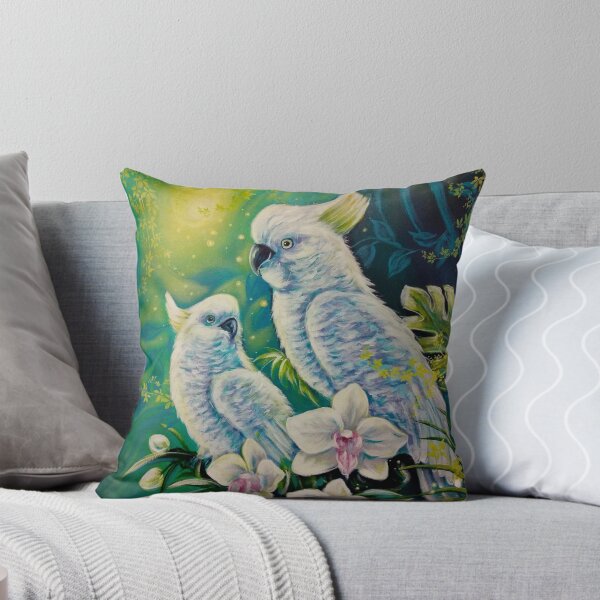 Item preview, Cockatoos in the moonlight designed and sold by Naturzauber.