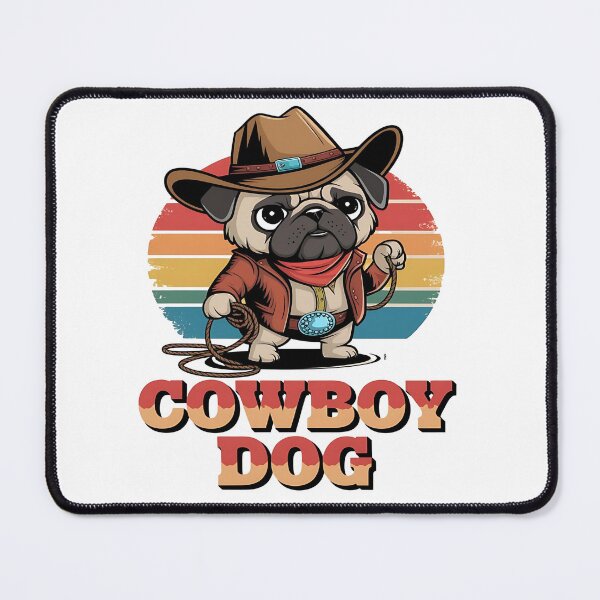 Item preview, Cowboy dog - Get the cowboy dog out - Think cowboy dog - Free cowboy dog - Run for the cowboy dog - Funky cowboy dog designed and sold by JansenGS.