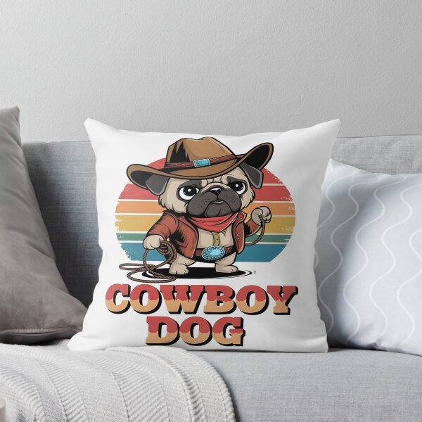Item preview, Cowboy dog - Get the cowboy dog out - Think cowboy dog - Free cowboy dog - Run for the cowboy dog - Funky cowboy dog designed and sold by JansenGS.