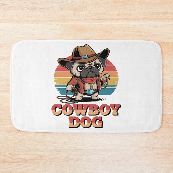 Item preview, Cowboy dog - Get the cowboy dog out - Think cowboy dog - Free cowboy dog - Run for the cowboy dog - Funky cowboy dog designed and sold by JansenGS.