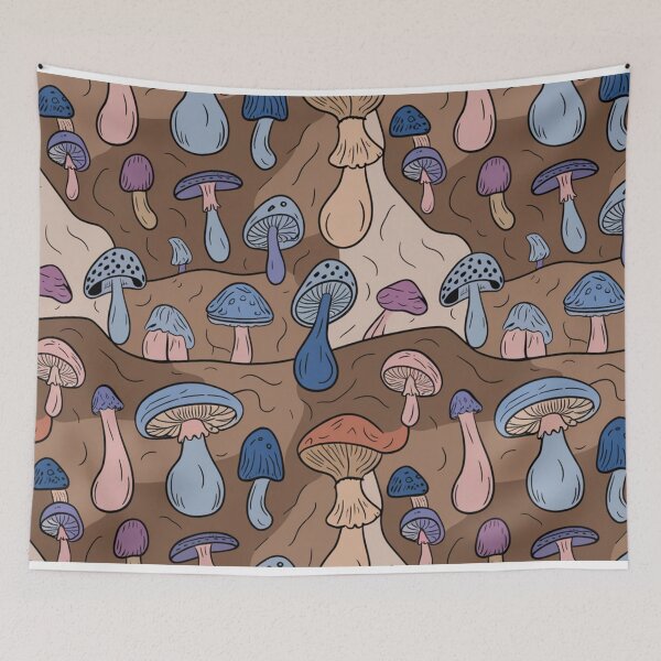 Item preview, Colorful Mushrooms for Nature Enthusiasts designed and sold by ChainsArt.