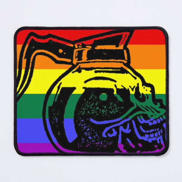 Item preview, Skull Coffee Pot with Pride Flag designed and sold by WigOutlet.