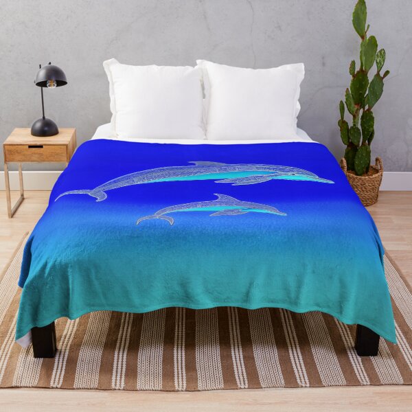 Item preview, Dolphin Family Drawing designed and sold by MagicalOceanArt.