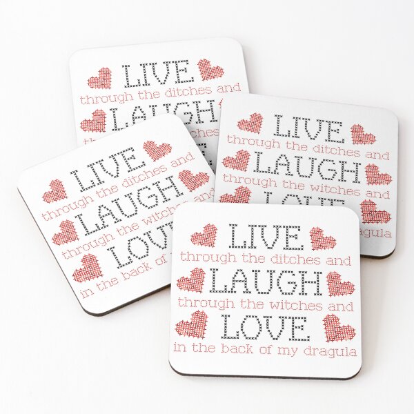 Item preview, Live Laugh Love Dragula designed and sold by Spike The Punch Design Co..