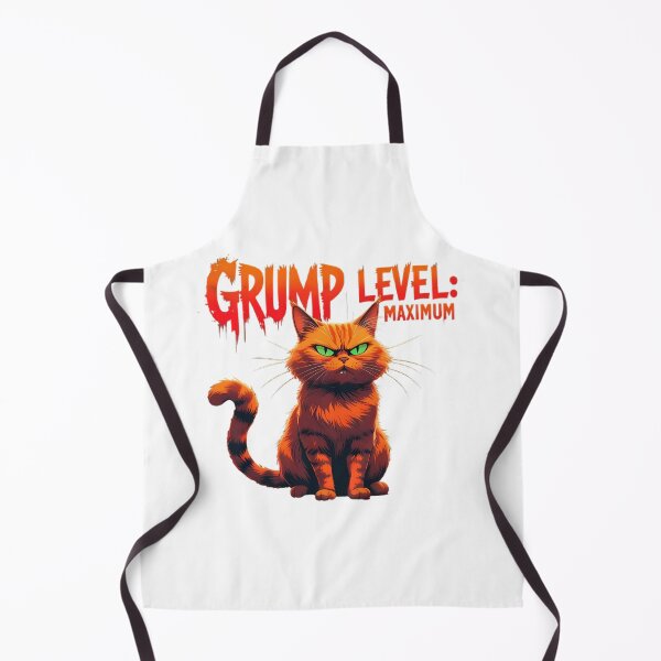 Item preview, Grump Level Maximum Cat Grumpy Cat Angry Cat Sarcastic Cat Funny Cat Humor designed and sold by Furry Paw Prints.