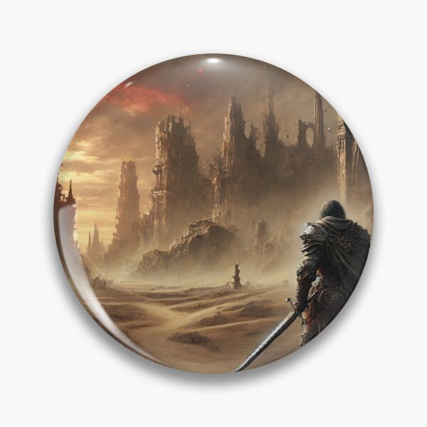 Item preview, Warrior travels through desert ruins designed and sold by Purpleflex.