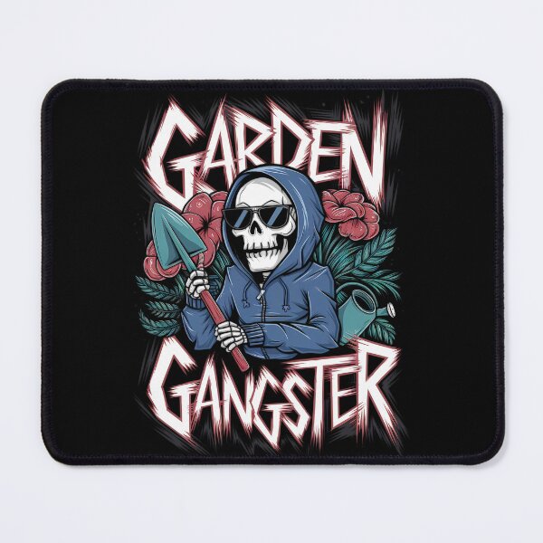 Item preview, Garden Gangster Gothic Skeleton Gardener Art designed and sold by ZingZest.