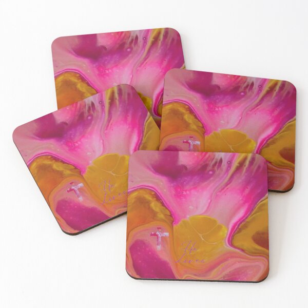 Item preview, He Lives - Flow Art / Pour Painting - jdp-14-0005 designed and sold by ANomadDesigns.