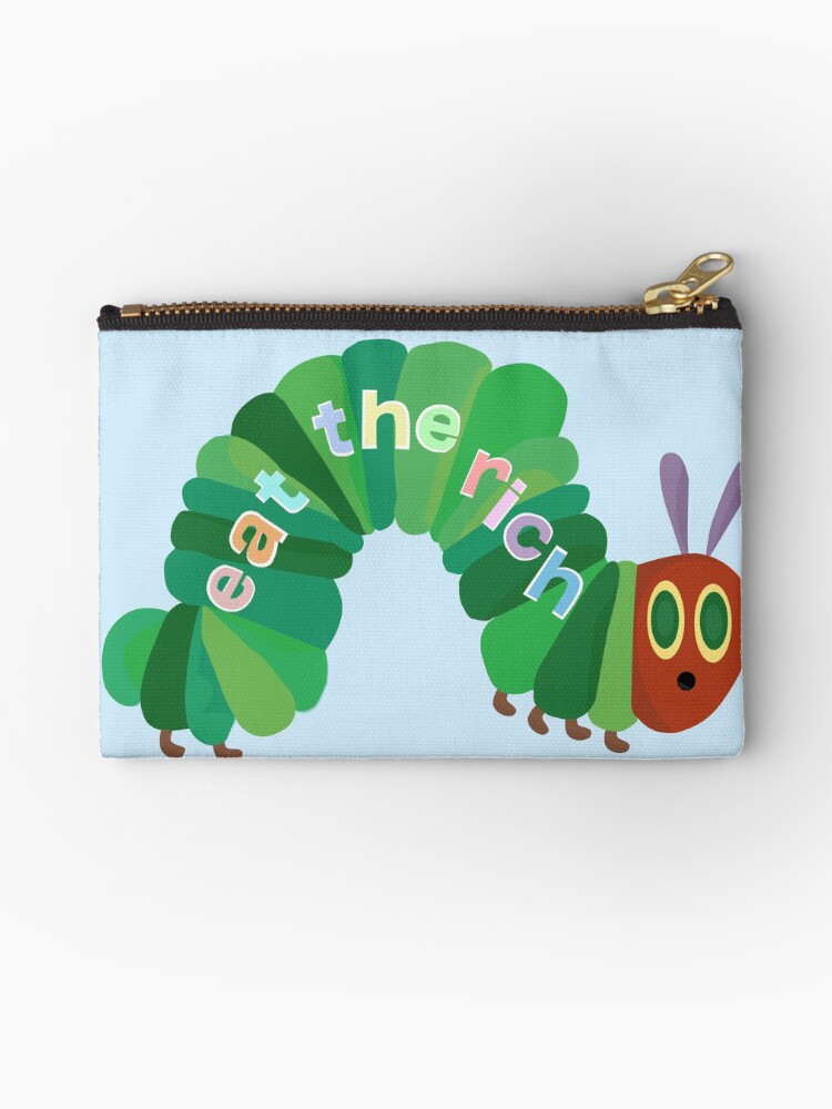 Thumbnail 1 of 4, Zipper Pouch, Eat The Rich Hungry Caterpillar  designed and sold by lindsey788.