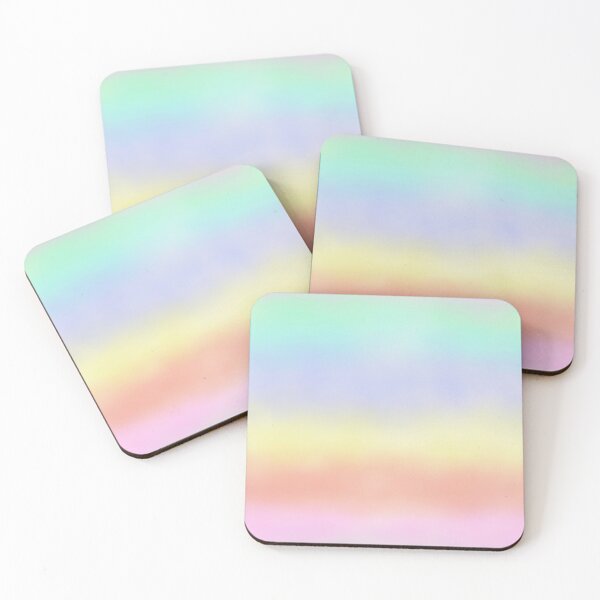 Item preview, Rainbow bright colorful ombre color blend bleed in pink, yellow and orange designed and sold by PrettywithColor.