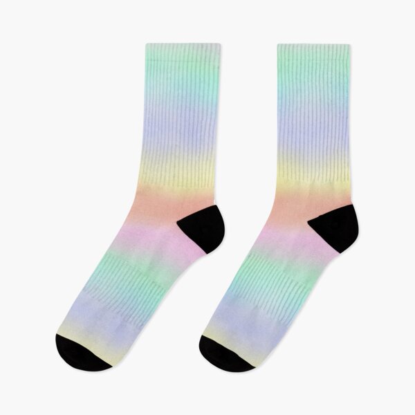 Item preview, Rainbow bright colorful ombre color blend bleed in pink, yellow and orange designed and sold by PrettywithColor.