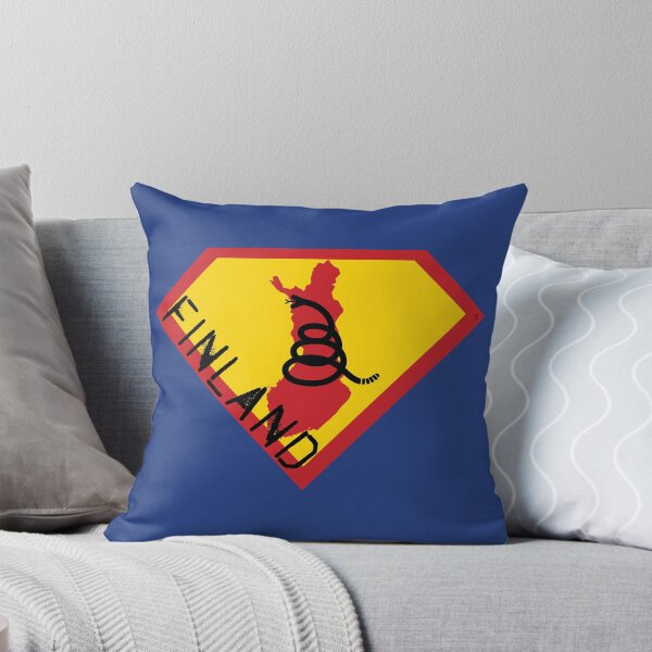 Item preview, FINN  FINNISH SHIELD - Freedom Is The Superpower - Modern Gadsden Snake Flag - Dont Tread On Me SUPERHERO FINLAND spellout design designed and sold by pelagio.