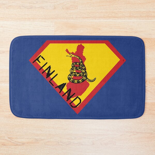 Item preview, FINN  FINNISH SHIELD - Freedom Is The Superpower -  Gadsden Snake Flag - Dont Tread On Me SUPERHERO FINLAND spellout design designed and sold by pelagio.