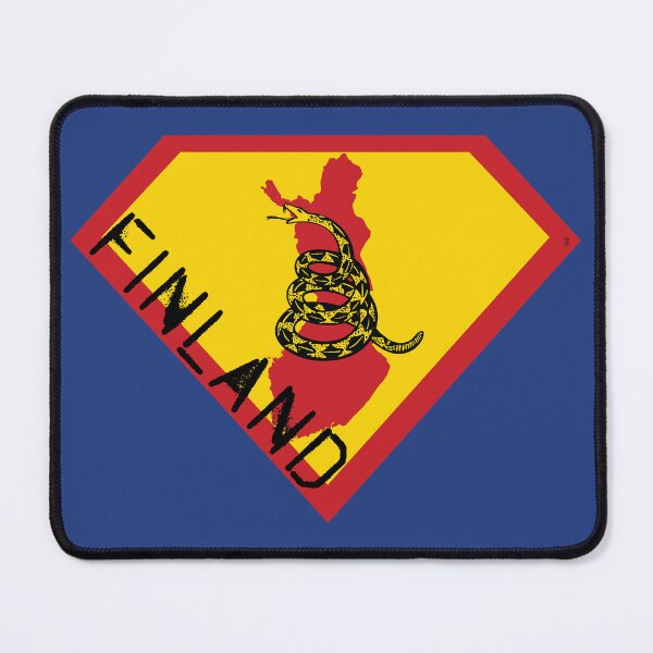 Item preview, FINN FINNISH SHIELD - Freedom Is The Superpower - Gadsden Snake Flag - Dont Tread On Me SUPERHERO FINLAND spellout design designed and sold by pelagio.