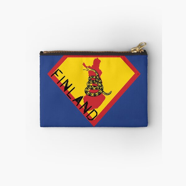 Item preview, FINN  FINNISH SHIELD - Freedom Is The Superpower -  Gadsden Snake Flag - Dont Tread On Me SUPERHERO FINLAND spellout design designed and sold by pelagio.