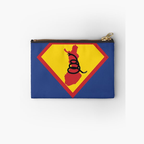 Item preview, FINN  FINNISH SHIELD - Freedom Is The Superpower - Modern Gadsden Snake Flag - Dont Tread On Me SUPERHERO FINLAND design designed and sold by pelagio.