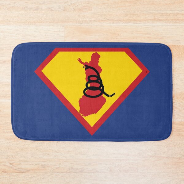 Item preview, FINN  FINNISH SHIELD - Freedom Is The Superpower - Modern Gadsden Snake Flag - Dont Tread On Me SUPERHERO FINLAND design designed and sold by pelagio.