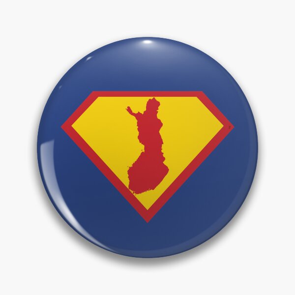 Item preview, FINN  FINNISH SHIELD - Freedom Is The Superpower -   SUPERHERO FINLAND  design designed and sold by pelagio.