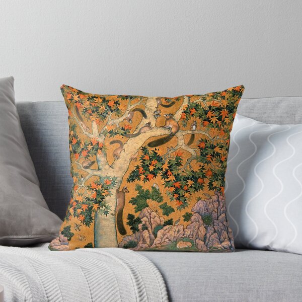 Item preview, Squirrels in a tree with huntsman attempting to climb the tree.  Abu’l Hasan, 1605-8 designed and sold by 2ndBloom.