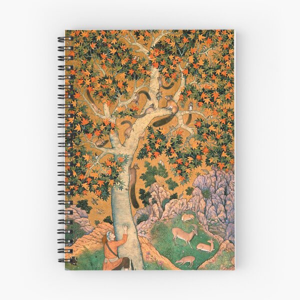 Item preview, Squirrels in a tree with huntsman attempting to climb the tree.  Abu’l Hasan, 1605-8 designed and sold by 2ndBloom.