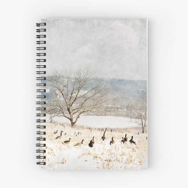 Item preview, Geese in Snowy Field designed and sold by Brooke T Ryan Photographic Art.
