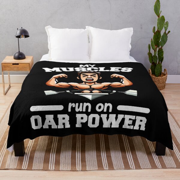 Item preview, MY MUSCLES RUN ON OAR POWER - ROWING GIFT designed and sold by KEF Custom.