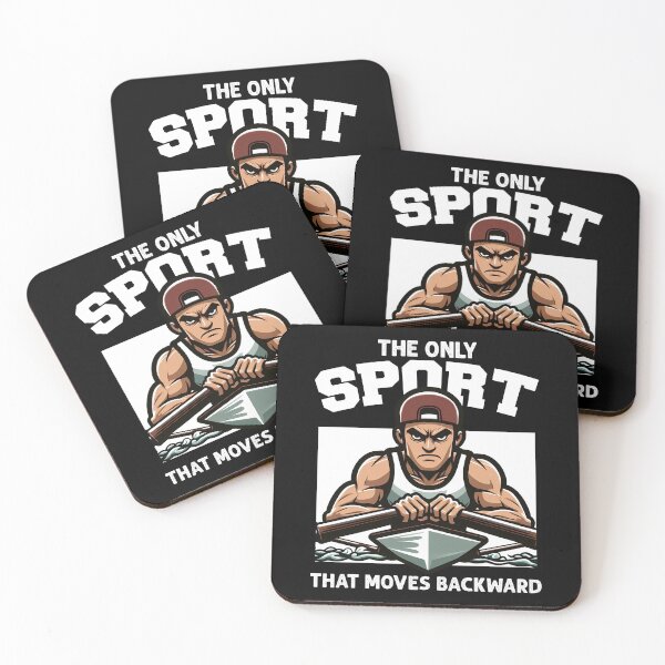 Item preview, THE ONLY SPORT THAT MOVES BACKWARD - ROWING GIFT designed and sold by KEF Custom.