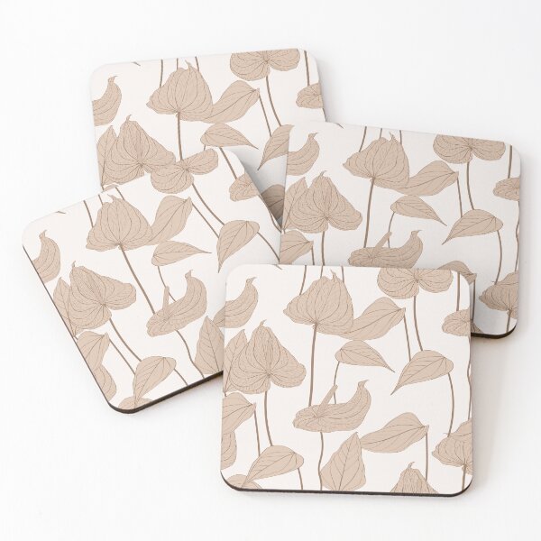 Item preview, Anthurium. Seamless floral pattern with line flowers and anthurium leaves.  designed and sold by MatyKotiv.