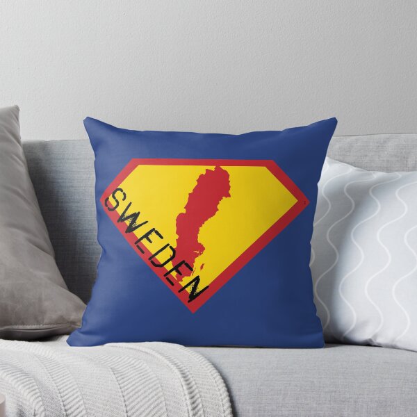 Item preview, SUPER SWEDISH SWEDE SHIELD - Freedom Is The Superpower -   SUPERHERO SWEDEN spellout design designed and sold by pelagio.
