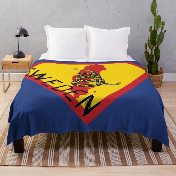 Item preview, SWEDISH SWEDE SHIELD - Freedom Is The Superpower - Gadsden Snake Flag - Dont Tread On Me SUPERHERO SWEDEN spellout design designed and sold by pelagio.