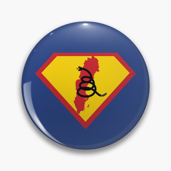 Item preview, SWEDISH SWEDE SHIELD - Freedom Is The Superpower - Modern Gadsden Snake Flag - Dont Tread On Me SUPERHERO SWEDEN design designed and sold by pelagio.