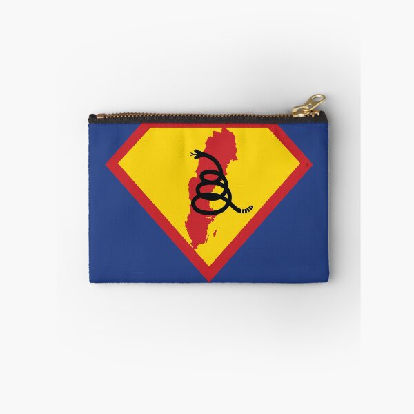 Item preview, SWEDISH SWEDE SHIELD - Freedom Is The Superpower - Modern Gadsden Snake Flag - Dont Tread On Me SUPERHERO SWEDEN design designed and sold by pelagio.