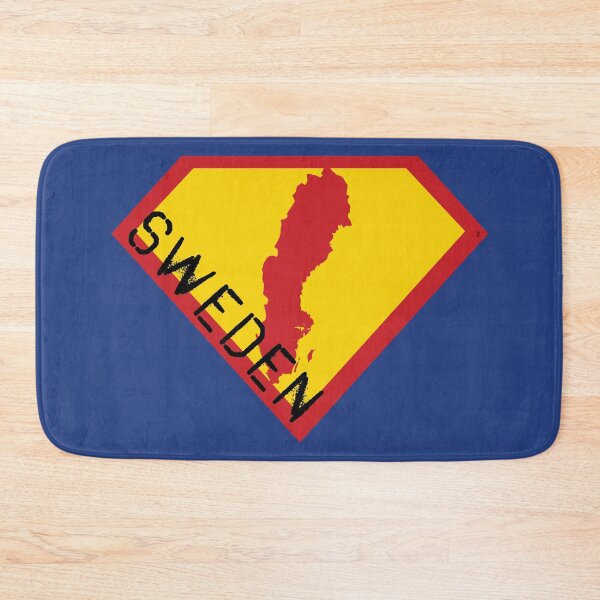 Item preview, SUPER SWEDISH SWEDE SHIELD - Freedom Is The Superpower -   SUPERHERO SWEDEN spellout design designed and sold by pelagio.