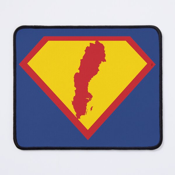 Item preview, SUPER SWEDISH SWEDE SHIELD - Freedom Is The Superpower - SUPERHERO SWEDEN design designed and sold by pelagio.