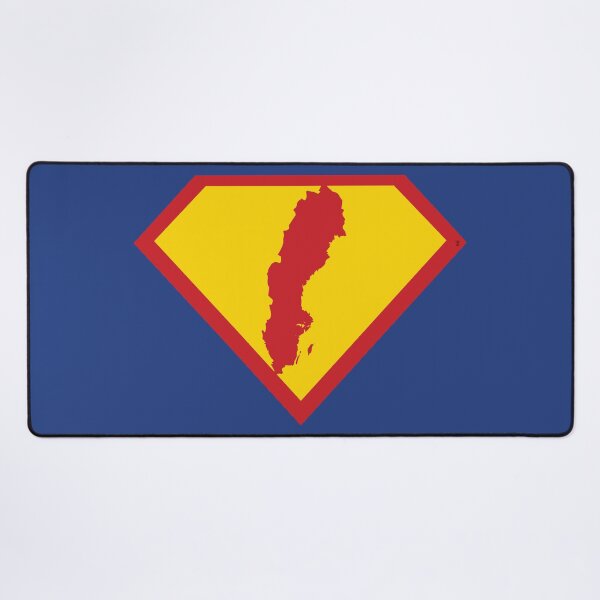 Item preview, SUPER SWEDISH SWEDE SHIELD - Freedom Is The Superpower - SUPERHERO SWEDEN design designed and sold by pelagio.