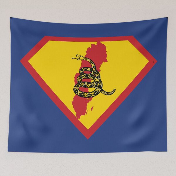 Item preview, SWEDISH SWEDE SHIELD - Freedom Is The Superpower -  Gadsden Snake Flag - Dont Tread On Me SUPERHERO SWEDEN design designed and sold by pelagio.