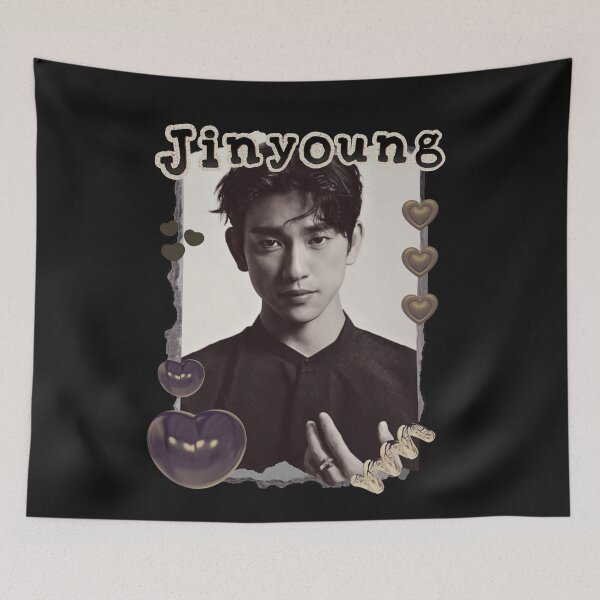 Item preview, Park Jinyoung: Korean Drama Actor Scrapbook Collage Cozy Y2K Vintage Design designed and sold by HELL0WBELLO.