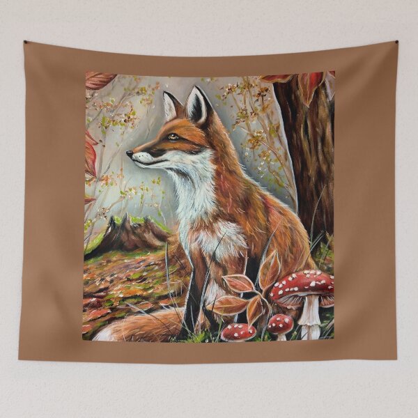 Item preview, Fox in the Autumn Forest designed and sold by Naturzauber.